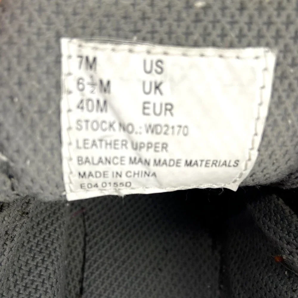 VTG Dickies Leather Lug Sole Shoes Black Womens Size 7 Genuine Grunge Speed Lace - Picture 16 of 16